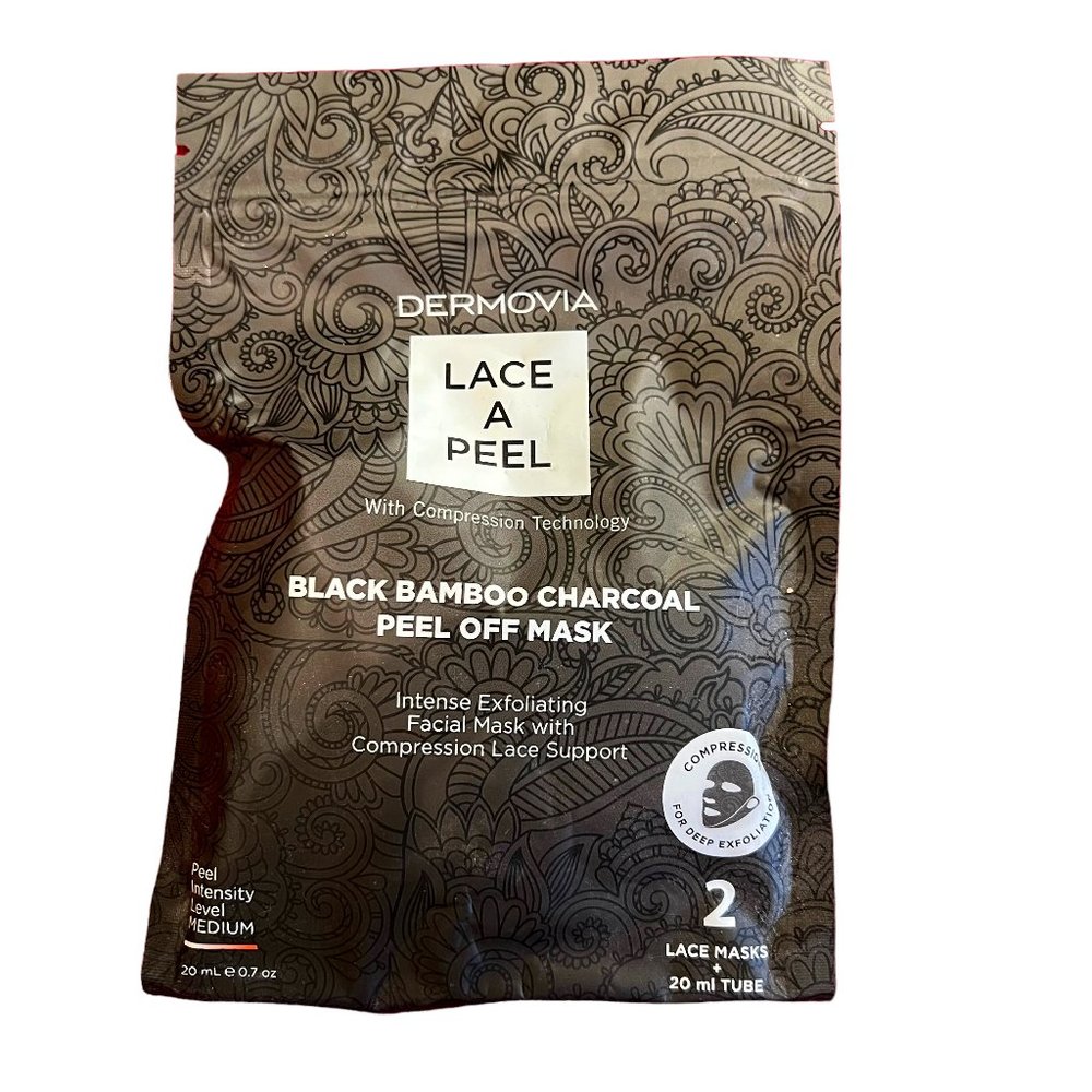 Dermovia Lace A Peel Black Bamboo Charcoal Peel Off Mask
